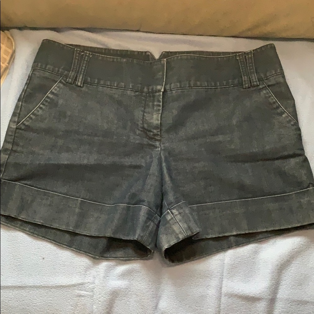 Express trouser denim shorts